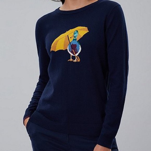Joules Miranda Intarsia Duck Crew Neck 
